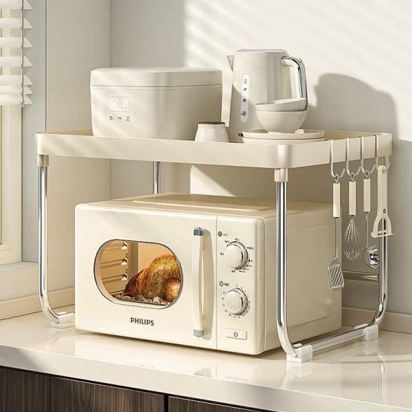厨房微波炉架置物架多功能多层架子烤箱收纳架家用台面分层支架,厨房/烹饪用具,微波炉置物架,淘宝优惠券,粉丝福利购,淘宝优惠卷