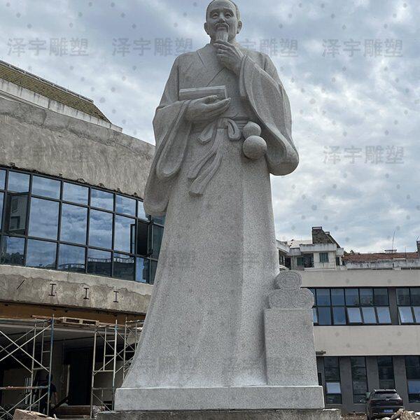 大型石雕花岗岩医圣张仲景雕像华佗李时珍孙思邈铸铜人物雕塑定制