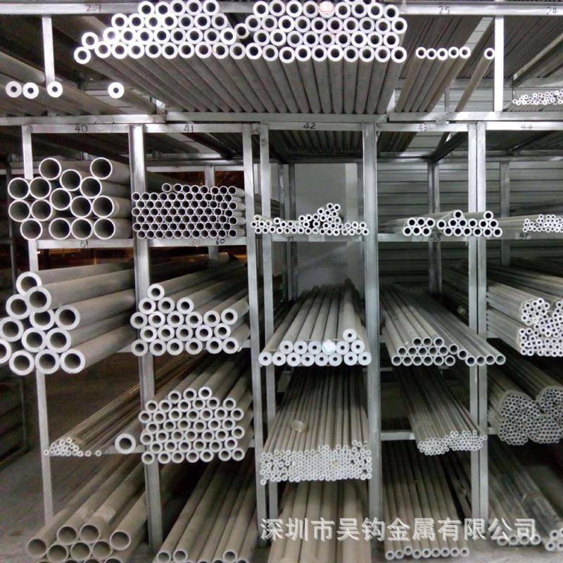 厂家直销现货6063铝合金管薄壁大口径无缝管可定尺精密切割加工