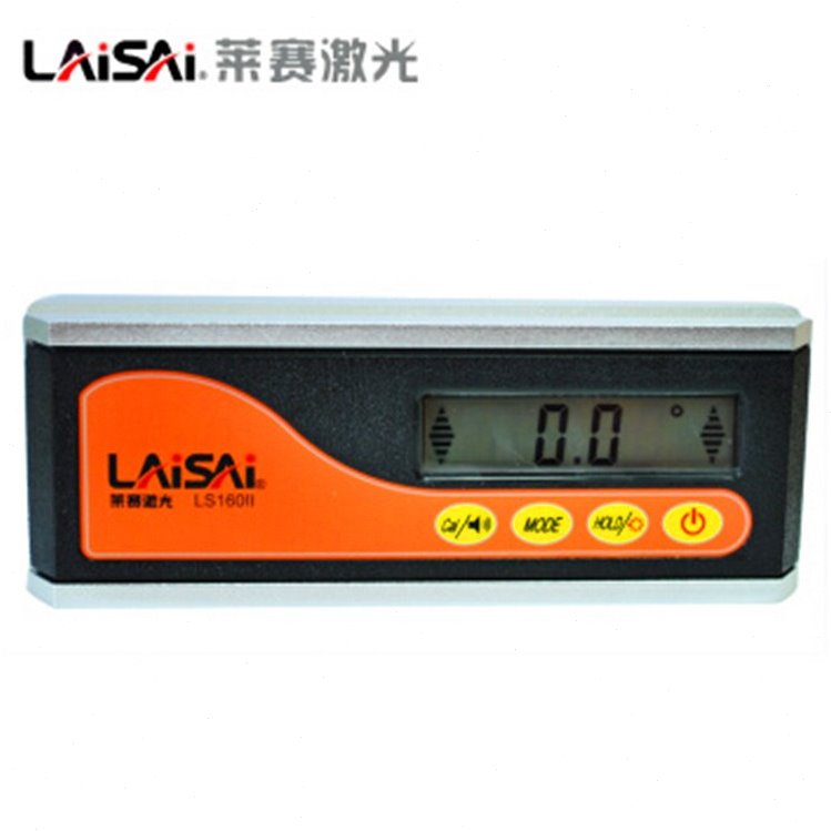 常州莱赛数字显示水平尺LS160II坡度测量 数显水平仪带磁铁