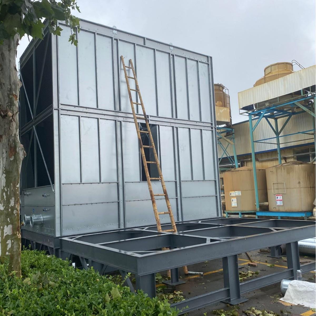 高效降温蒸发式冷凝器 横流式冷却塔 传热系数高 节水省电