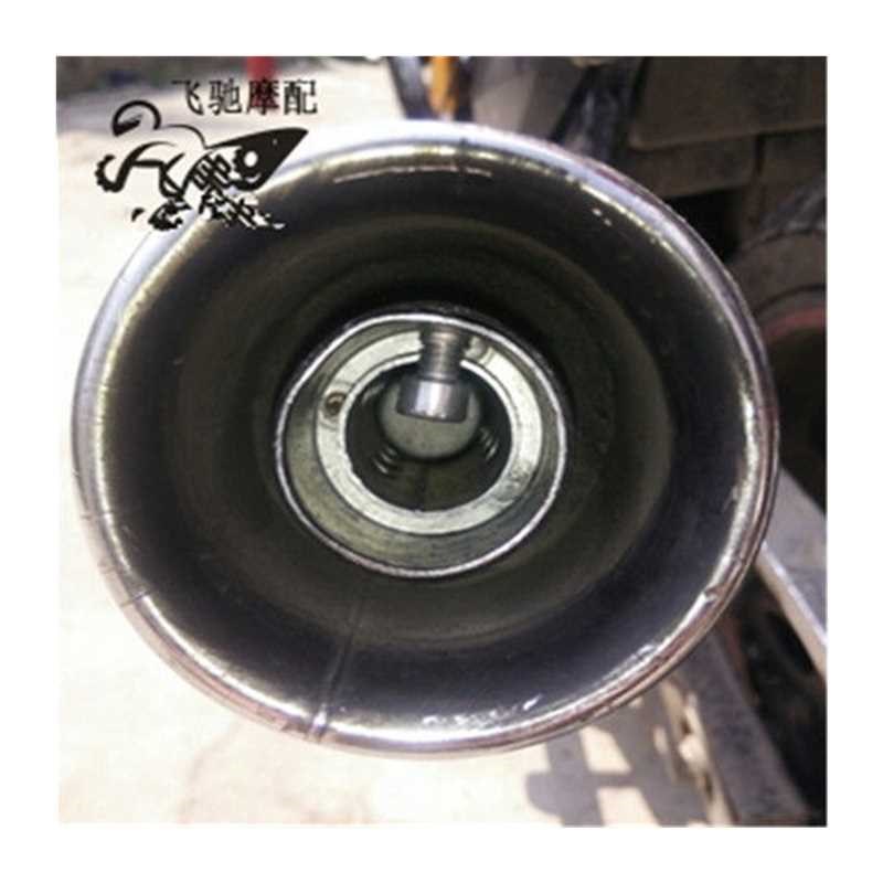 摩托车直排排气管消声器鬼火踏板天马行空卡梦六角改装配件调音塞