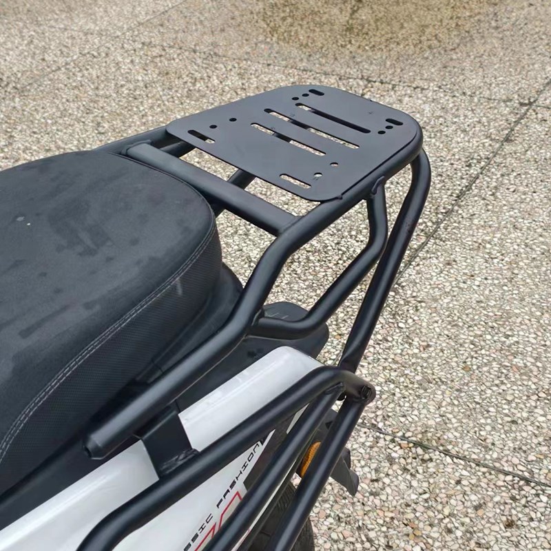 适配深远E4护杠爱玛赤焰保险杠加厚支撑尾架货架外卖箱架改装配件