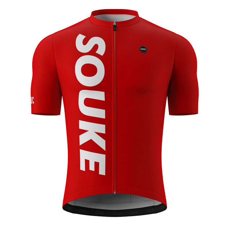 术崎 自行车骑行服男夏秋新款透气排汗户外骑行上衣自行车上衣