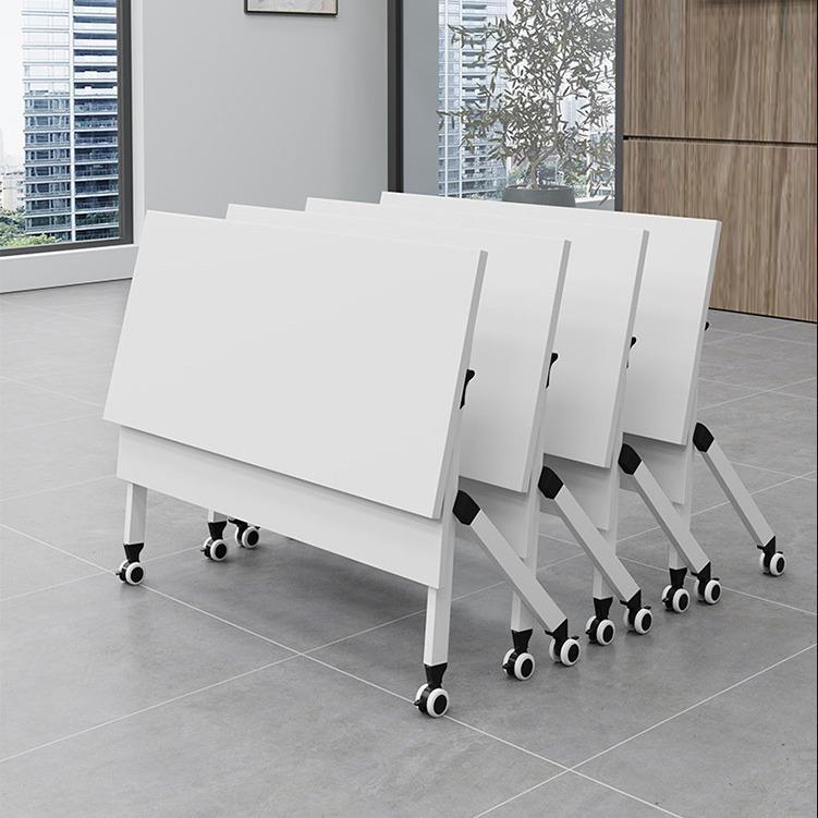 培训桌椅组合可折叠可拼接会议桌培训机构学习桌学校可折叠组合