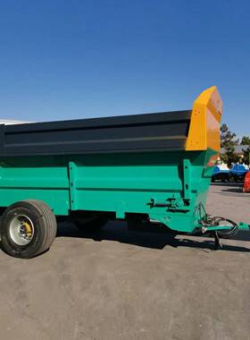 14方双竖绞龙撒肥机黏湿粪肥撒粪车多功能撒粪车