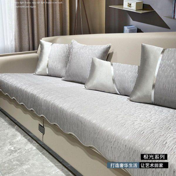 沙发垫四季通用2022新款高档防滑盖布巾轻奢简约真皮沙发座垫套罩