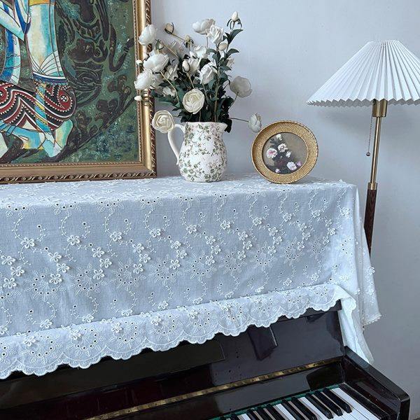 钢琴罩通用盖布现代简约钢琴半罩法式绣花钢琴盖巾北欧防尘全罩,居家布艺,钢琴罩,淘宝优惠券,粉丝福利购,淘宝优惠卷