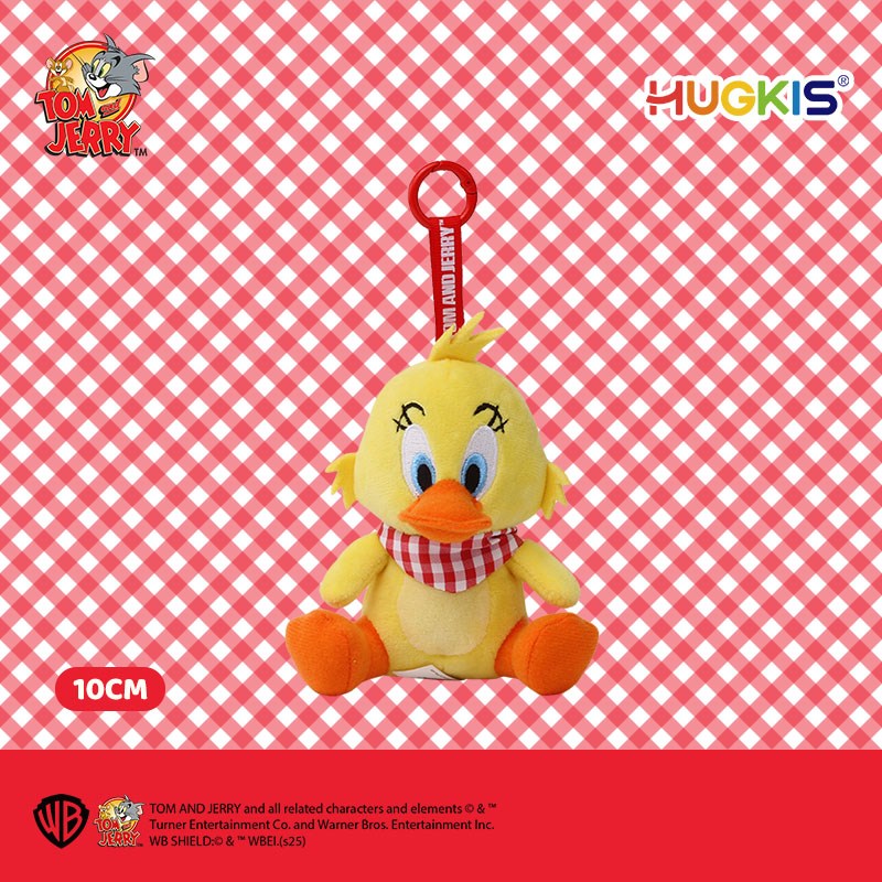 HUGKaIS猫和老鼠格仔系列毛绒挂件可爱泰菲鼠马索尔公仔玩偶送礼
