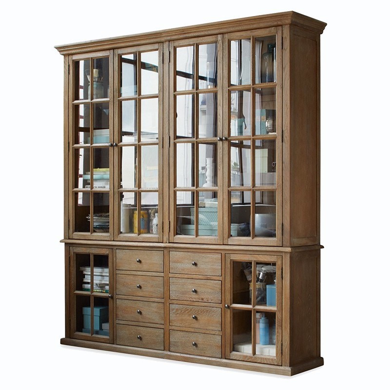 北欧复古b实木布艺沙发三人位小户型法式乡村抽拉沙发床家用