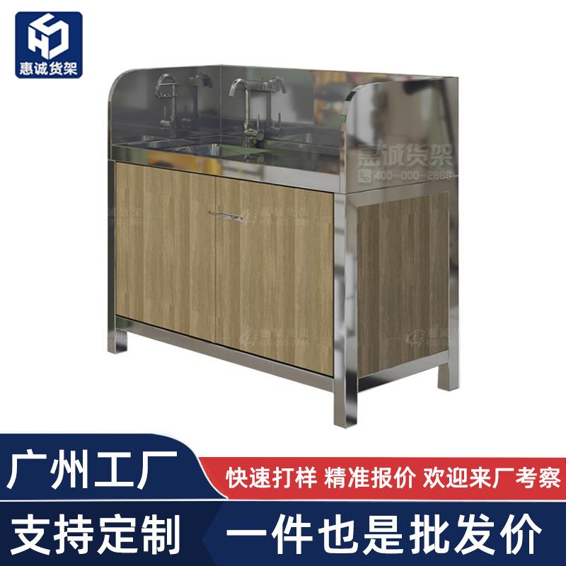 不锈钢杀鱼台猪肉分割台切肉台猪肉剁肉台案板切割展示台操作台