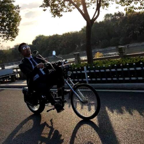 经典复古哈雷自行车单车男神抖音个性欧美炸街雅痞大叔Chopper