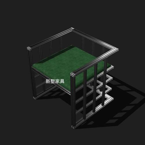 铝材椅工业风酒吧清音乐吧卡座沙发火锅烧烤店西餐厅咖啡厅椅子