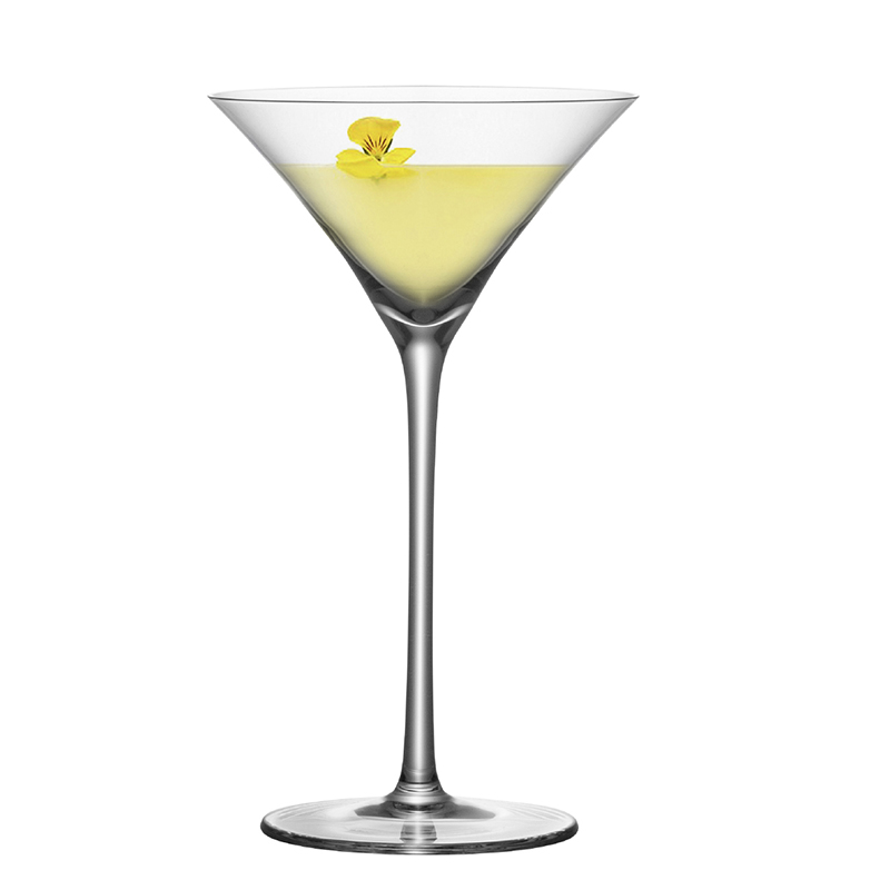 M1801c CISO喇叭马天尼杯 日式水晶三角马提尼杯 高脚鸡尾酒杯