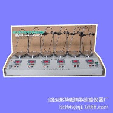 多头磁力搅拌器HJ-2A/4A/6A数显恒温磁力搅拌器