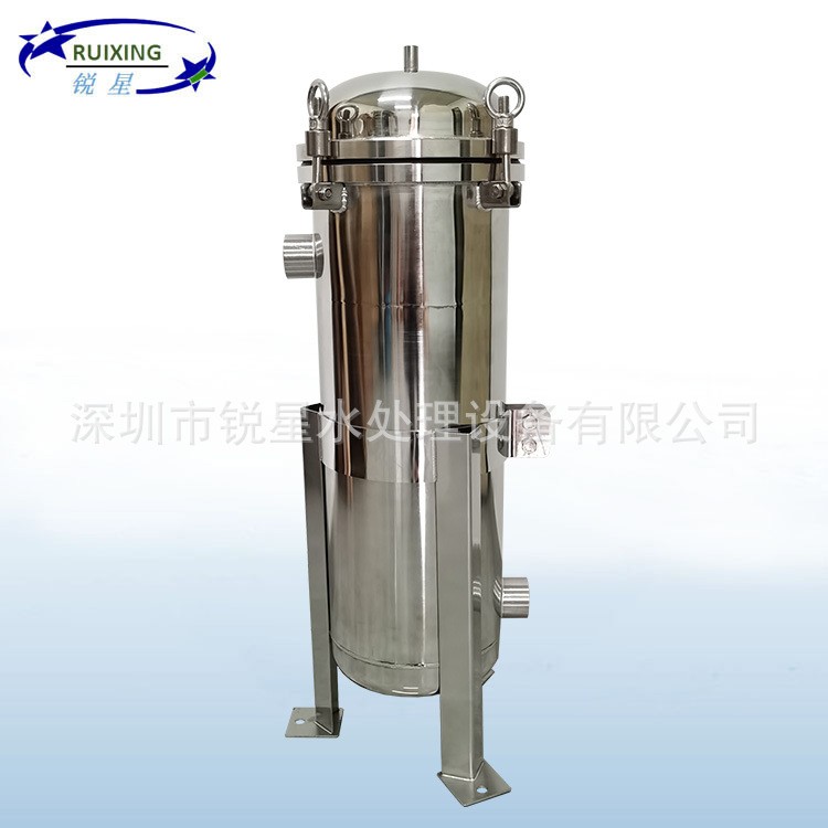 厂家醋糖浆快接法兰吊环式1号袋单袋式过滤器多袋油漆过滤不