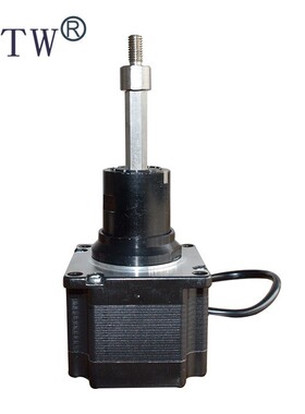 57固定轴式直线步进电机两相混合式精密推杆电机StepperMotor