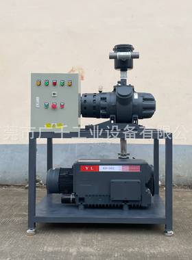 罗茨真空泵机组环氧树脂工艺品脱泡机高真空机组GOB加工真空机