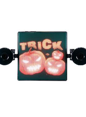 快乐马夫4号标清语音互动屏LED汽车后窗表情屏1024颗灯USB供电