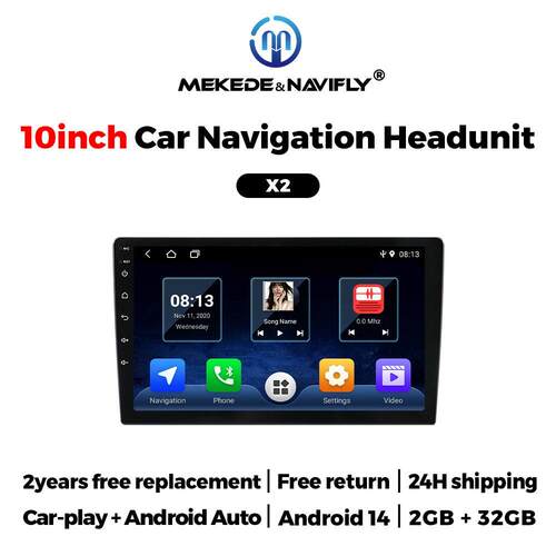 适用于10inch-X款6580carradio安卓百变套框主机无线carplay