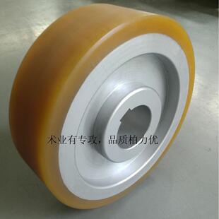 M02被动滚筒PU聚酯氨智能立体车库行走轮搬运车承重轮辅助脚轮