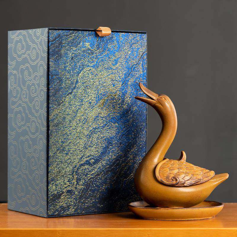 直销沉香盘香熏香中国风室内装饰创意茶宠摆件仿古鸭熏炉,收纳整理,烫衣板及配件,淘宝优惠券,粉丝福利购,淘宝优惠卷