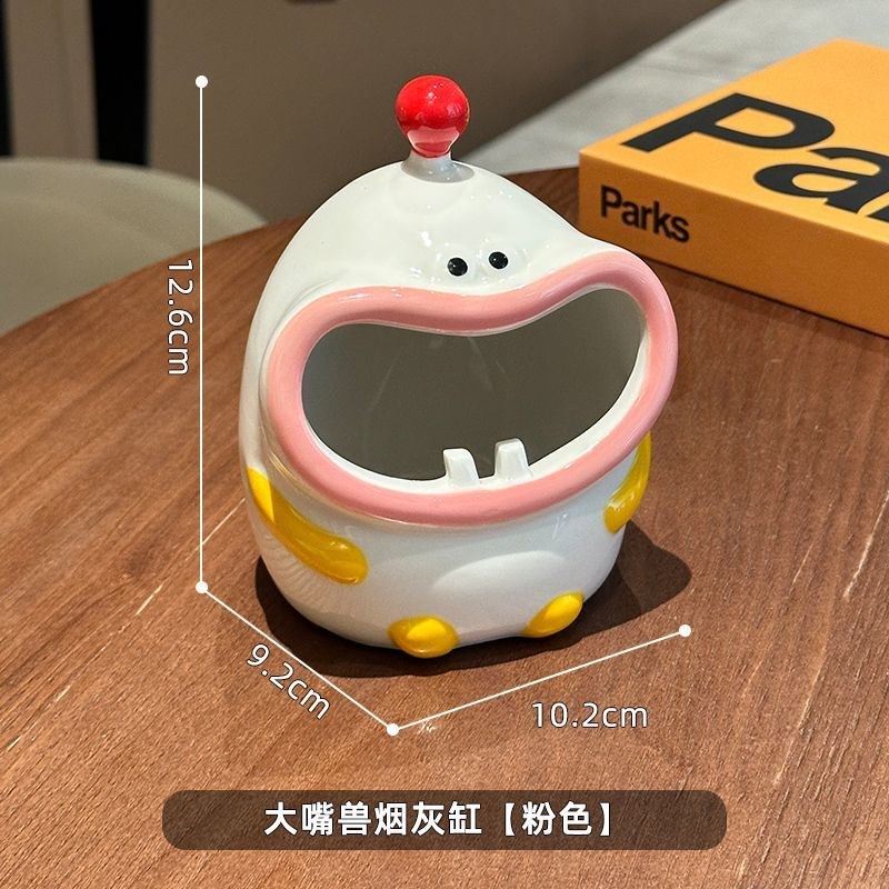 创意陶瓷烟灰缸,家居,客厅,咖啡桌v,办公室,时尚,防声音,烟灰缸,