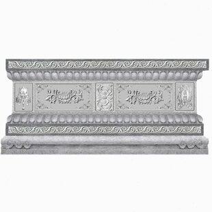 石雕须弥座花岗岩莲花底座汉白玉彷古底座寺庙佛台底座花架柱墩石