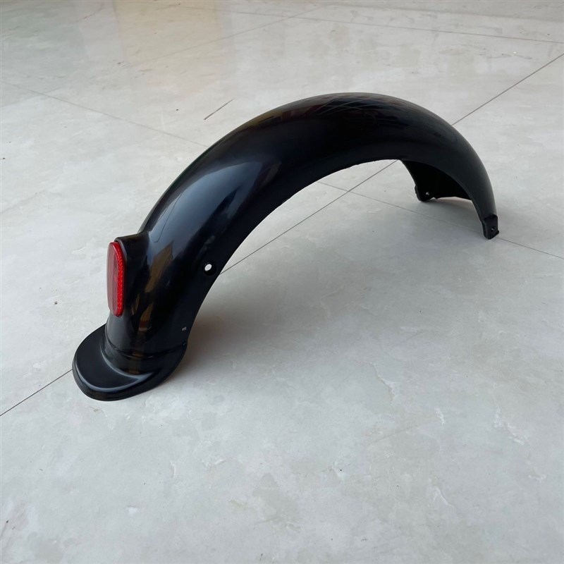 电动车挡泥板后轮泥瓦m盖摔不坏拧不断熟料国标黑色档雨板14*2.50