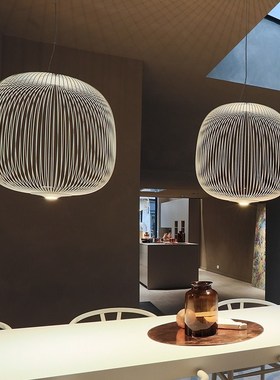 Spokes鸟笼轻奢客厅吊灯吧台民宿餐厅别墅现代ins北欧火锅店吊灯