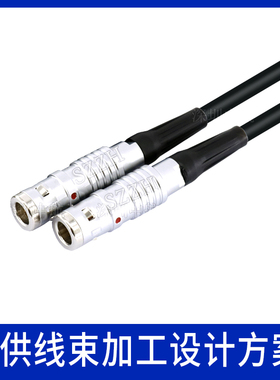 兼容LEMO雷莫FGGEGG航空插头插座防水IP68推拉自锁连接器0K1K2K3K