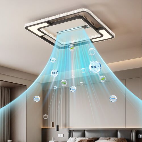 2025新款无叶吊扇灯客厅吊扇灯灯全光谱护眼轻奢高级感客厅吸顶灯