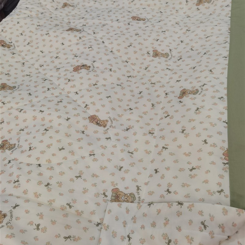 小冰柠PLUS印花凉感被南通初帛A纺织A类冰淇淋夏被单人1.52米