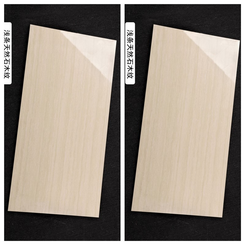 白木纹玻化砖黄木纹灰木纹线石抛光砖老款瓷砖60x12V0客厅卧室地
