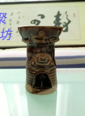 2个包邮云南土陶罐大理粗陶器油灯客栈餐厅用品仿古家居饰品做旧