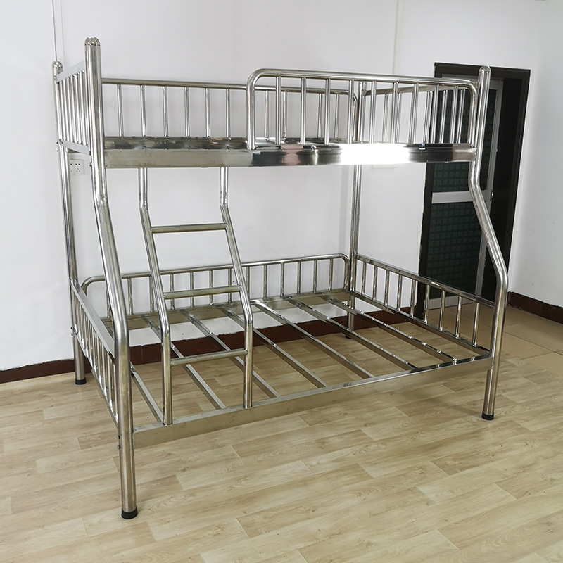 加厚上下铺双层不锈钢架床成人学生员工宿舍家用出租房高低子母床
