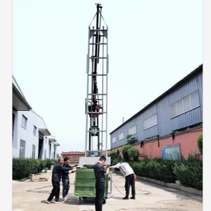 家佳嘉8米360L660L1100L垃圾桶垂直提升机翻桶倒料机设备