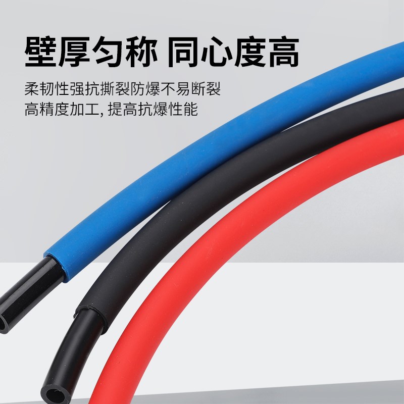 PU双层阻燃高温防烫焊接气管高压抗火花气管6/8X5/10/12阻燃软管