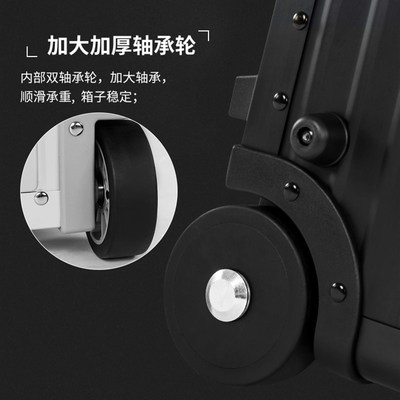 金属铝镁合金拉杆箱专业摄影箱相机箱行李箱防震器材箱工具仪器箱