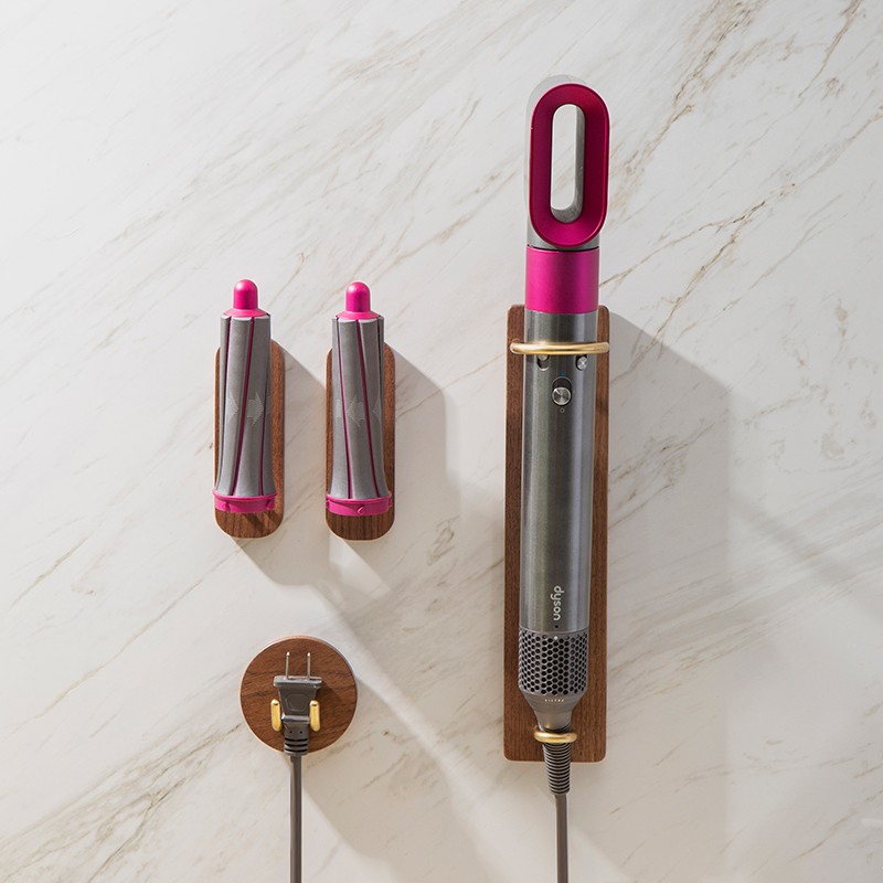 适用戴森卷发棒架直发器美发器免打孔壁挂卫生间浴室置物架收纳架