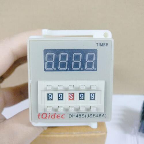 单时间段拨码数显时间继电器H5CN DH48S-2ZH  (0.01S-99H99M)