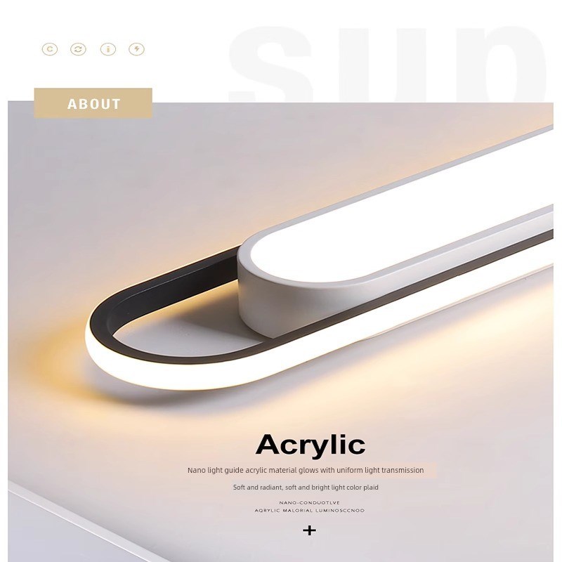 Led灯带走廊灯通道灯传感器灯新型阳台天花灯创意个性化衣帽间特