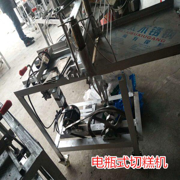 阜宁大糕云片糕切片机桃片雪片糕擦粉机器花生糖切块全自动成型机