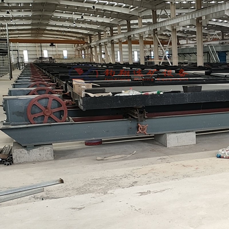 6S摇床选矿设备玻璃钢沙金大小槽钢淘金配件线路板电炉渣金属回收