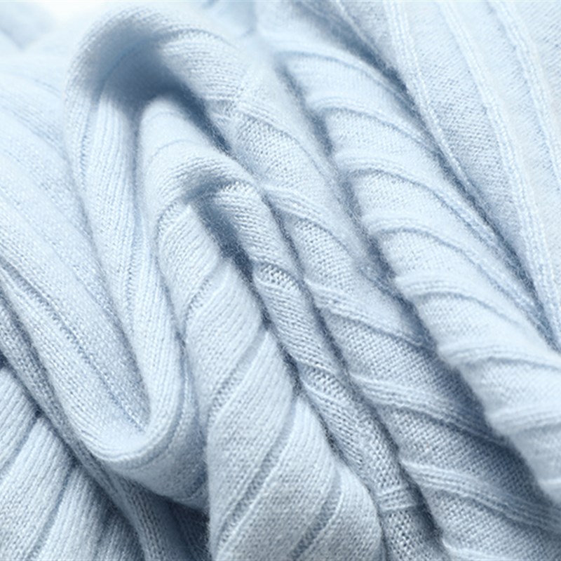 美~精致璀璨时刻!喇叭袖高领羊绒衫女纯羊绒毛衣针织打底衫秋冬