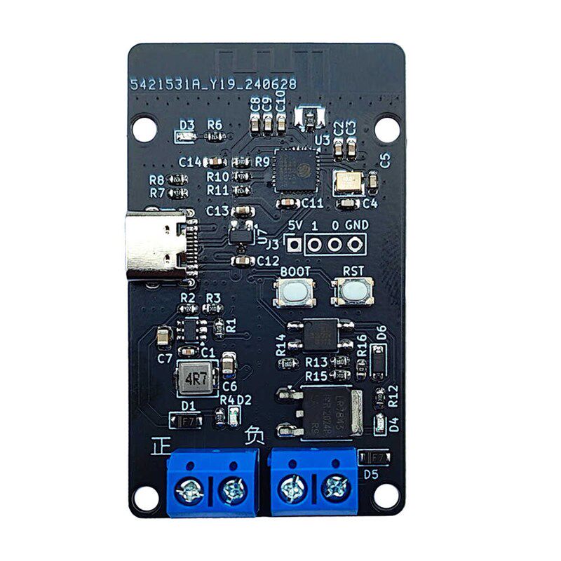 物联网WiFi蓝牙远程控制开关MOS管继电器定时点动水泵电机ESP32