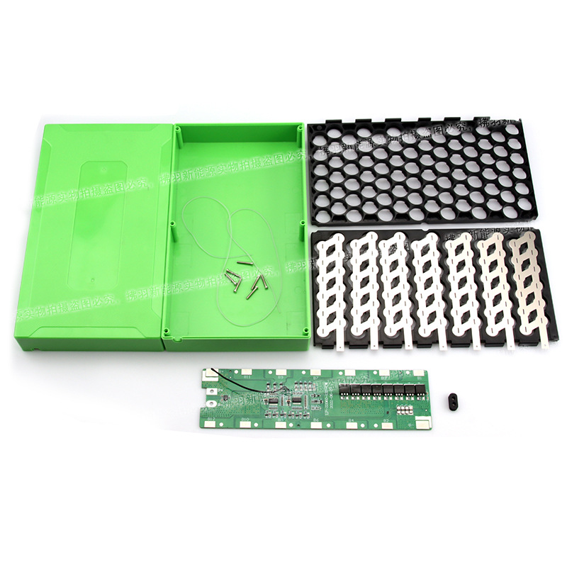 18650锂电池盒6并13串14串48V保护板电动自行车电池壳电池支架组