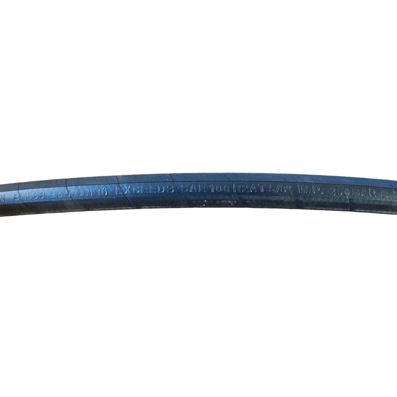 胶管钢丝缠绕橡胶管钢丝油管工程机械高压液压油管挖掘机液压软管