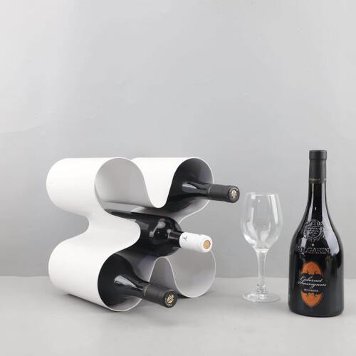 现代简约金属红酒架葡萄酒收纳架装饰摆件餐厅酒柜吧台家居装饰品