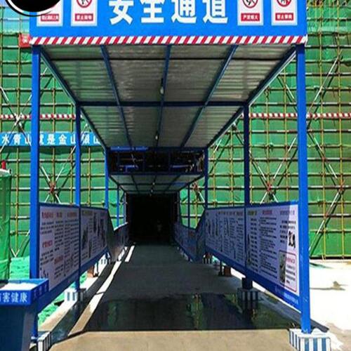户外工地定型化钢筋加工棚木工棚套丝机防护棚安全通道防护防砸棚
